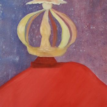 Pintura intitulada "Pico coroado" por Manoel Costa, Obras de arte originais, Acrílico Montado em Armação em madeira