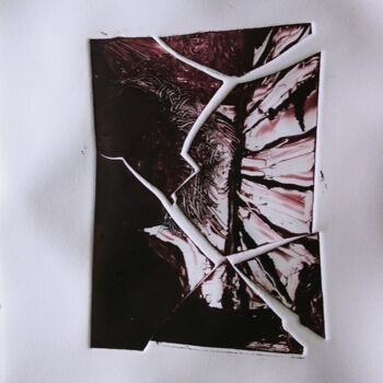 Printmaking titled "Silhouette Secret" by Michael E. Voss, Original Artwork, Monotype