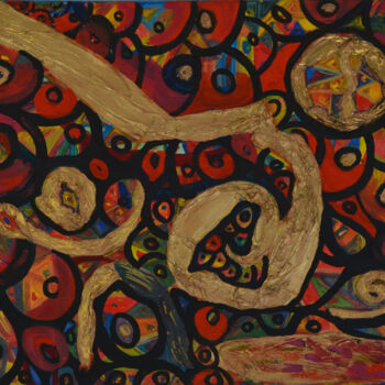 Pintura intitulada "trascendencia" por Maraid Suley Britto, Obras de arte originais, Pigmentos
