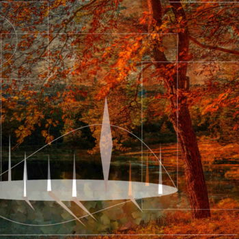 Цифровое искусство под названием "Bettween Modern et…" - Marc Bulyss, Подлинное произведение искусства, Цифровая живопись