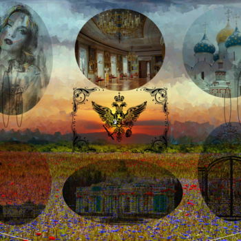 Digital Arts με τίτλο "Russian (Россия ист…" από Marc Bulyss, Αυθεντικά έργα τέχνης, Ψηφιακή ζωγραφική