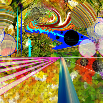 Digitale Kunst mit dem Titel "Chocs of the Worlds" von Marc Bulyss, Original-Kunstwerk, Digitale Malerei