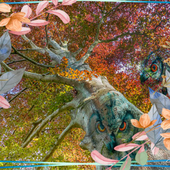 Цифровое искусство под названием "The Life of Trees" - Marc Bulyss, Подлинное произведение искусства, 2D Цифровая Работа