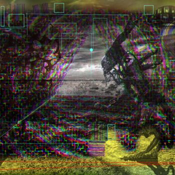 "Aliens Beach" başlıklı Dijital Sanat Marc Bulyss tarafından, Orijinal sanat, 2D Dijital Çalışma