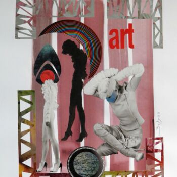 Collages titled "Fashion Shadow" by Marc Bulyss, Original Artwork, Collages