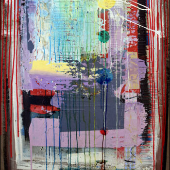 Peinture intitulée "Tableau 11" Pigment…" par Marc Escorihuela, Œuvre d'art originale, Acrylique