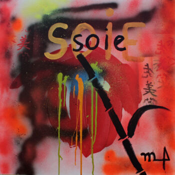 Malarstwo zatytułowany „soie.jpg” autorstwa Marc Taupin, Oryginalna praca