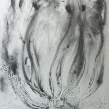 Drawing titled "De la pourriture vi…" by Marc Vuillermoz, Original Artwork, Graphite