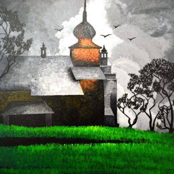 Malarstwo zatytułowany „Gélida” autorstwa Marcelo Brito, Oryginalna praca, Akryl