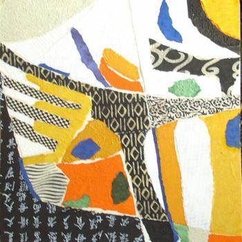 Malerei mit dem Titel "Projet foulard  2" von Marc Hatot, Original-Kunstwerk