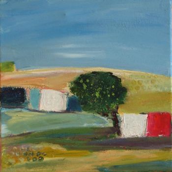 Painting titled "Paysage" by Marc Levy, Original Artwork