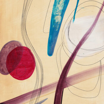 Pittura intitolato "Abstract #79F7 | si…" da Marco Paludet, Opera d'arte originale, Acrilico