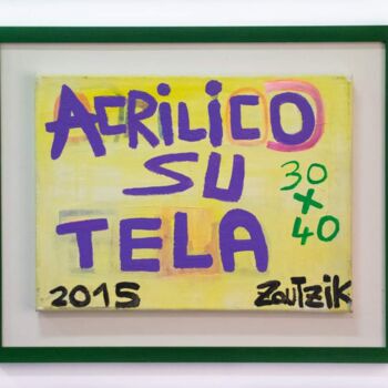 绘画 标题为“Acrilico su tela” 由Marco Zautzik, 原创艺术品, 丙烯