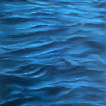 Peinture intitulée "Sea depth" par Maria Bobrovskaya, Œuvre d'art originale, Huile