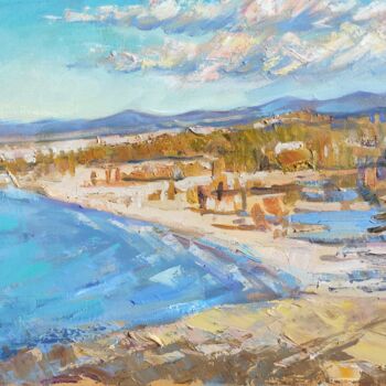 Painting titled "Baikal wind" by Maria Iakovleva, Original Artwork, Oil