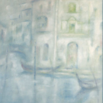 Peinture intitulée "Sognando Venezia -…" par Maria Paola Remondini, Œuvre d'art originale, Huile