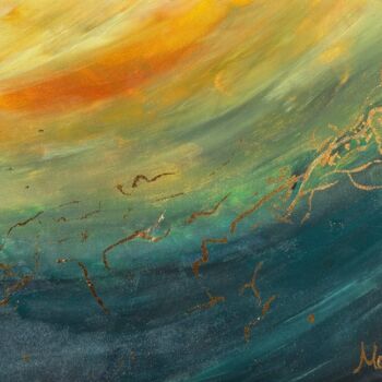 Pintura titulada "Рождение миров" por Maria Sharapova, Obra de arte original, Acrílico