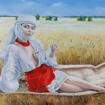 "Harvest" başlıklı Tablo Мария Власенко tarafından, Orijinal sanat, Petrol