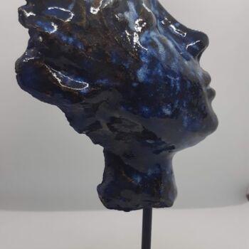 Rzeźba zatytułowany „Rêve bleu” autorstwa Marie Pascale Martins, Oryginalna praca, Ceramika