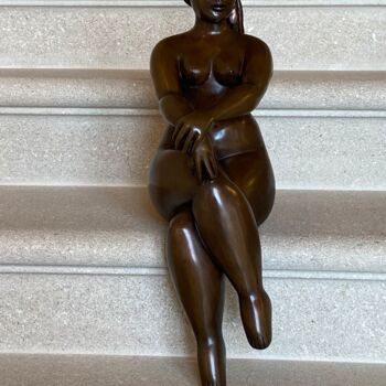 Sculpture intitulée "Norma" par Marie Saksik, Œuvre d'art originale, Bronze