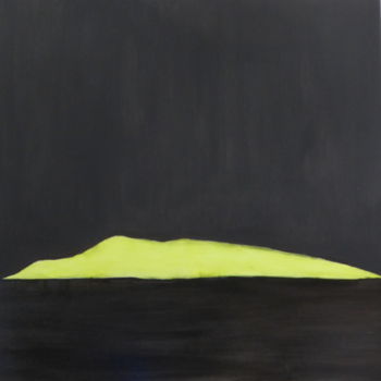 Peinture intitulée "L ile noire" par Marie Anne Baron, Œuvre d'art originale, Acrylique