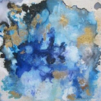 Картина под названием "sur la grande bleue" - Marie Claude Ramain, Подлинное произведение искусства