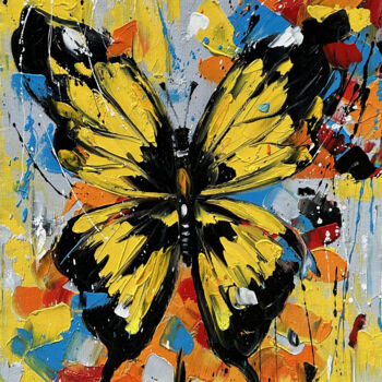 "Sunlit Butterfly Ca…" başlıklı Tablo Marietta Martirosyan tarafından, Orijinal sanat, Petrol Ahşap Sedye çerçevesi üzerine…