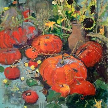 "The pumpkins are ri…" başlıklı Tablo Марина Березина tarafından, Orijinal sanat, Akrilik