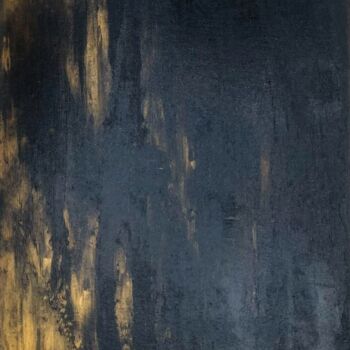 Malerei mit dem Titel "Cold Gold 2" von Marina Gorbachova, Original-Kunstwerk, Öl