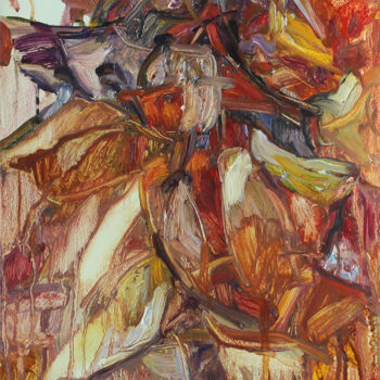 Malarstwo zatytułowany „Colored abstraction.” autorstwa Marina Podgaevskaya, Oryginalna praca, Olej