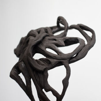 Sculpture titled "Danse sauvage" by Marine Boucher, Original Artwork, Ceramics