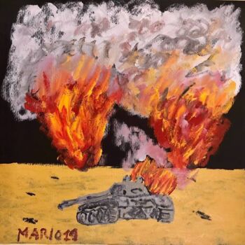 Pintura titulada "Iraq 2003" por Mario Pratesi, Obra de arte original, Oleo