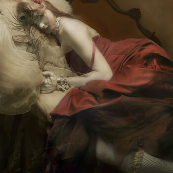 Photographie intitulée "Red" par Mariska Karto, Œuvre d'art originale, Photographie numérique