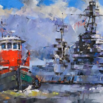 Painting titled "FEARLESS Series MUS…" by Volodymyr Glukhomanyuk, Original Artwork, Oil