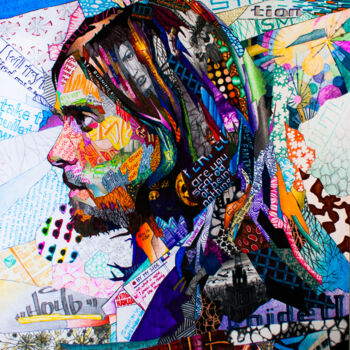 "Jared Leto" başlıklı Resim Mark Kucherov tarafından, Orijinal sanat, Mum boya