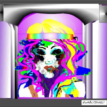 Digital Arts titled "Madonna" by Martin Barslev, Original Artwork, 3D Modeling