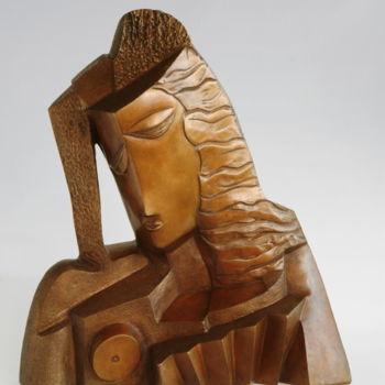 Escultura titulada ""L'andalouse"" por Martine Camors, Obra de arte original, Bronce