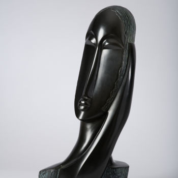 Sculpture titled "filoména" by Martine Camors, Original Artwork, Bronze