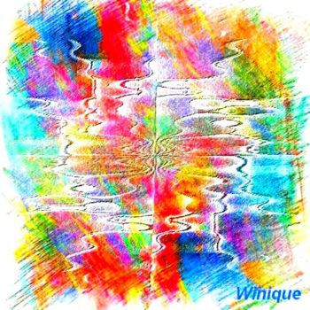 Digital Arts titled "NUMERIQUE 69" by Winique, Original Artwork