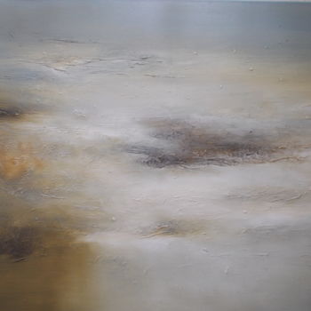 Peinture intitulée "Jusqu'au silence de…" par Martine Moreau, Œuvre d'art originale, Huile