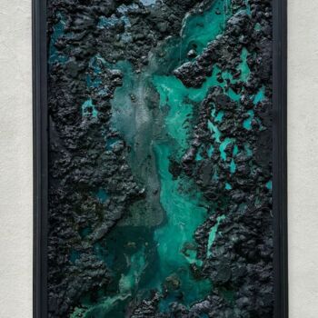 Painting titled "okyanus" by Masi̇Va Art Gallery, Original Artwork, Oil