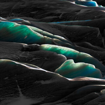 Photography titled "Glacial shades" by Massimo Lupidi, Original Artwork, Digital Photography