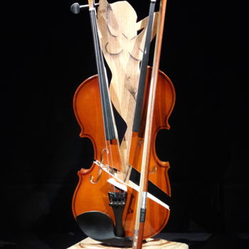 Escultura titulada "Josèphine" por Massimo Iacovelli, Obra de arte original, Madera