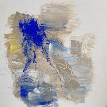 Pittura intitolato "Blue desert" da Mathilde Howells, Opera d'arte originale, Acrilico