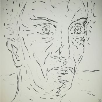 Rysunek zatytułowany „Portrait of Non Exi…” autorstwa Pertti Matikainen, Oryginalna praca, Marker