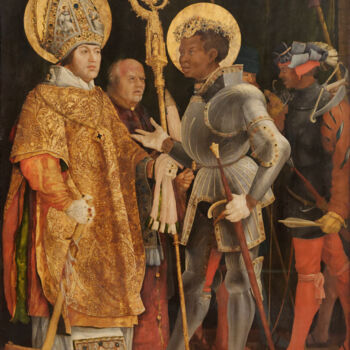 Pintura titulada "St Maurice" por Matthias Grünewald, Obra de arte original, Oleo