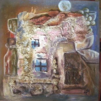 Painting titled "L'Escoundudo" by Maty, Original Artwork, Oil