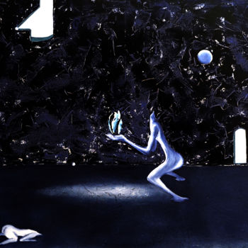 Peinture intitulée "influencia-lunar.jpg" par Mauricio Silerio, Œuvre d'art originale