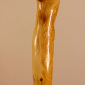 Sculpture titled "Perdu" by Max Bernard, Original Artwork, Wood