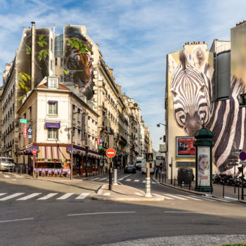 Fotografia intitulada "Chasse Urbaine" por Maxl, Obras de arte originais, Fotografia Manipulada